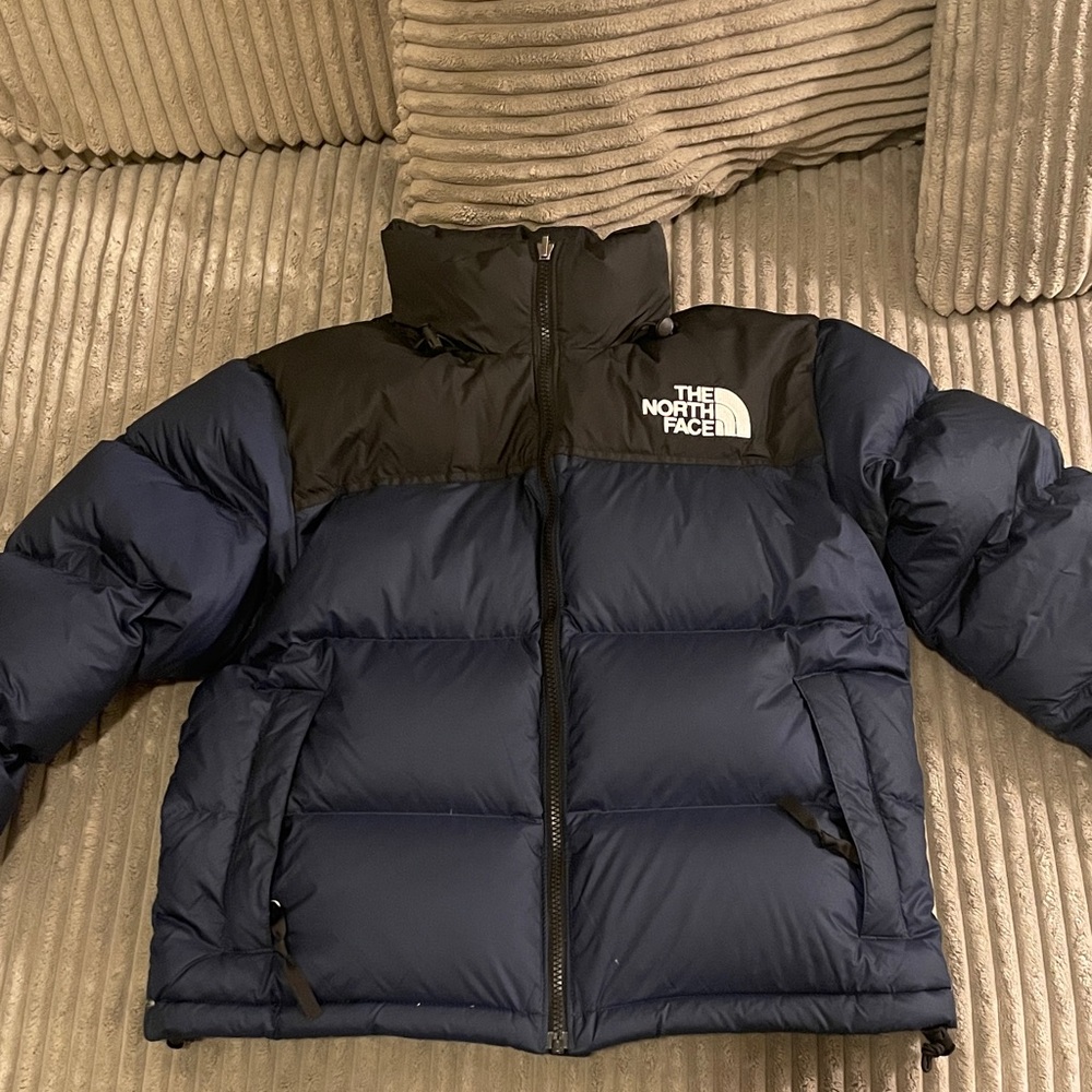 The North Face Black and Navy Women’s 1996 Retro Nuptse Jacket